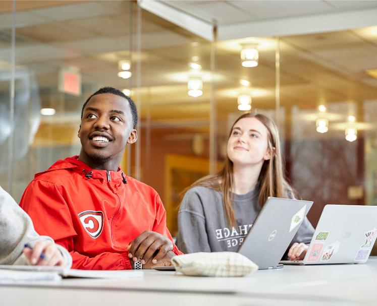 Students in a classroom.