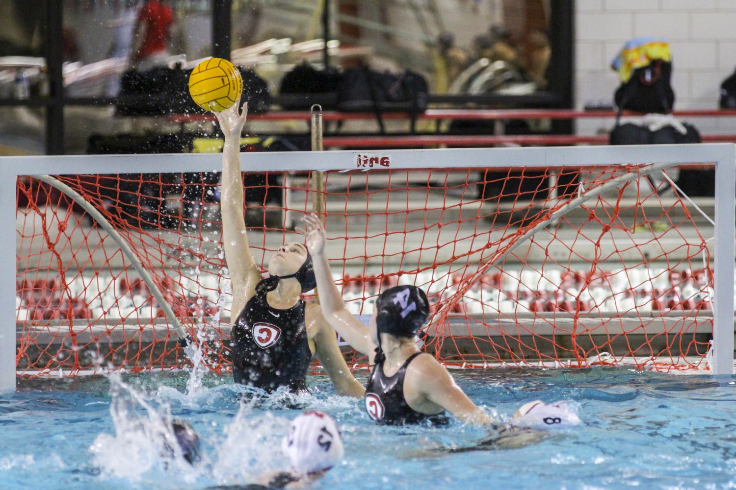 <a href='http://rqxl.psozxd.com'>博彩网址大全</a> student athletes compete in a water polo tournament on campus.